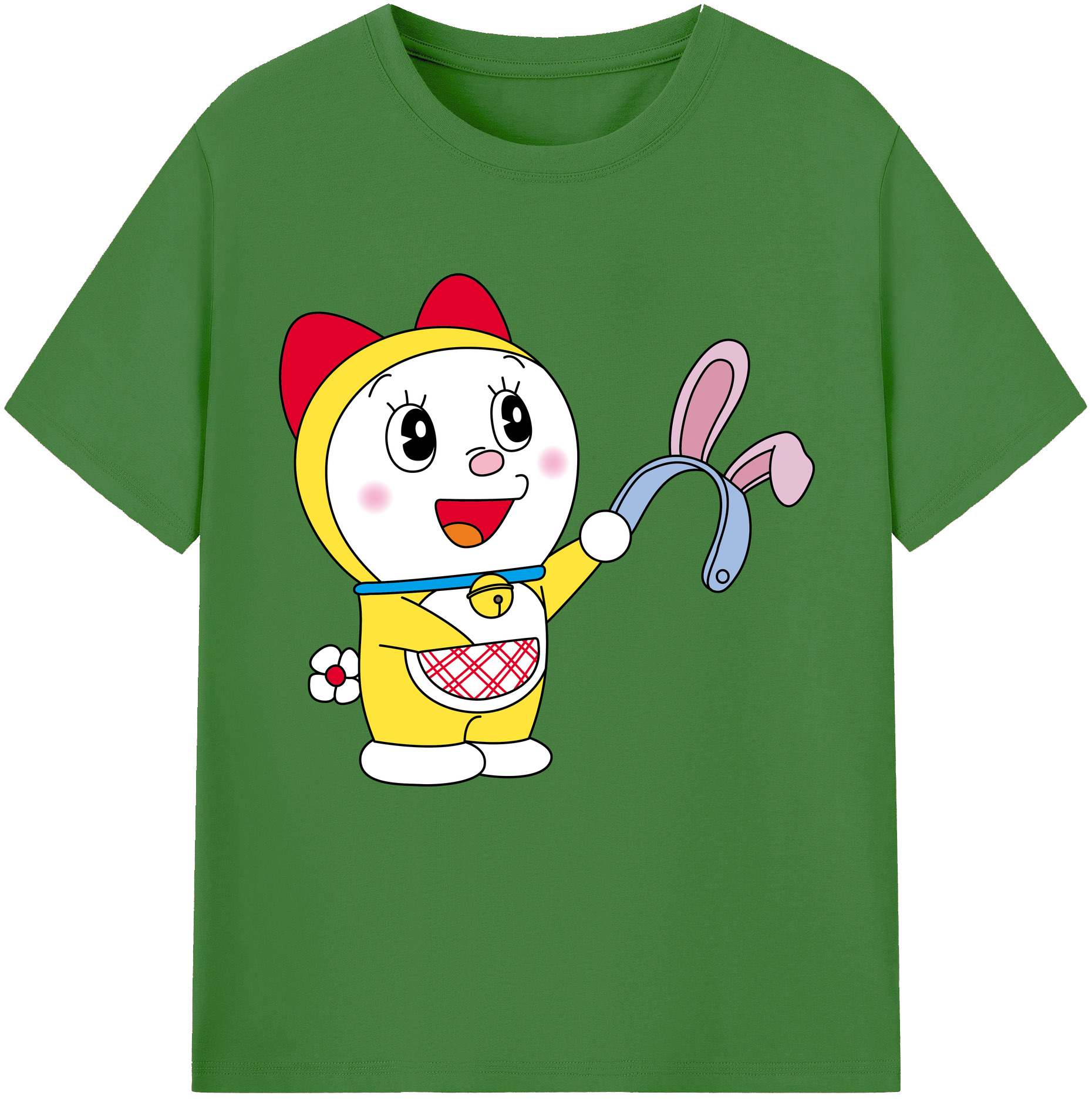 （画像用） ドラえもん ドラミ Doraemon Dorami レディースカジュアルプリントTシャツ（綿100％）